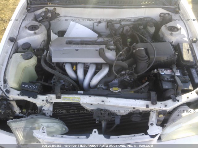 1NXBR12E2XZ247094 - 1999 TOYOTA COROLLA VE/CE/LE WHITE photo 10