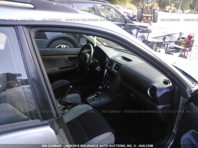 JF1GG61607H811850 - 2007 SUBARU IMPREZA 2.5I GRAY photo 5