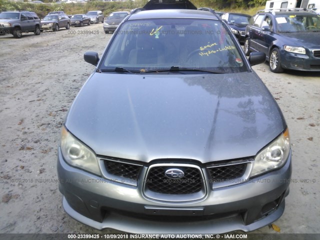 JF1GG61607H811850 - 2007 SUBARU IMPREZA 2.5I GRAY photo 6