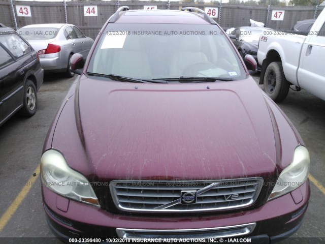 YV4CZ852471367772 - 2007 VOLVO XC90 V8 BURGUNDY photo 6