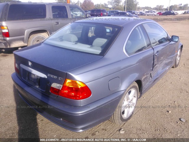 WBABN33401JW56623 - 2001 BMW 325 CI BLUE photo 4