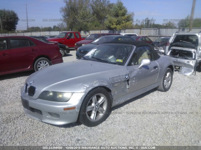 WBACN33411LK47443 - 2001 BMW Z3 2.5 GRAY photo 2