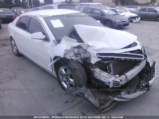 1G1ZC5EB4AF257983 - 2010 CHEVROLET MALIBU 1LT WHITE photo 1