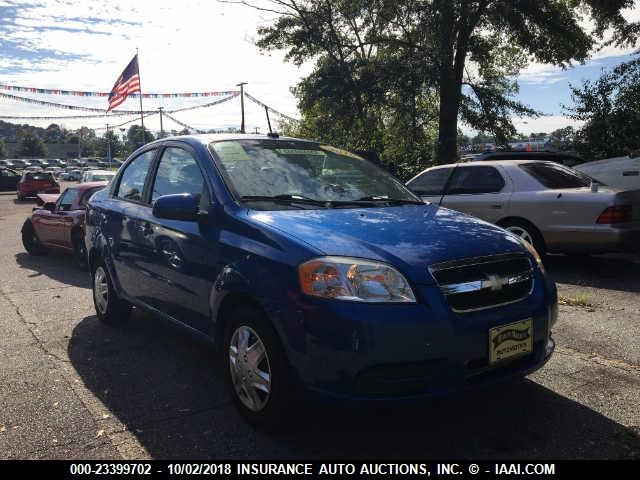 KL1TD5DE1AB132427 - 2010 CHEVROLET AVEO LS/LT BLUE photo 1