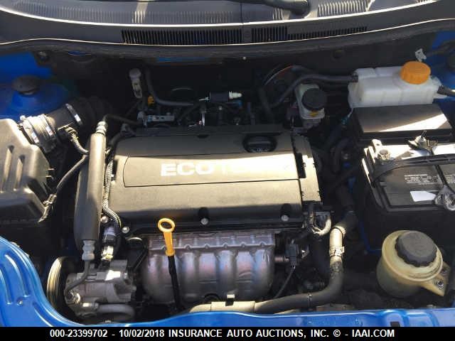 KL1TD5DE1AB132427 - 2010 CHEVROLET AVEO LS/LT 蓝色 照片 10