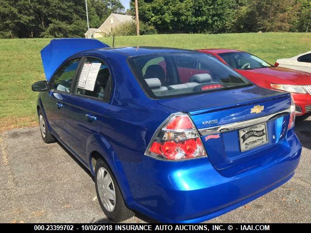 KL1TD5DE1AB132427 - 2010 CHEVROLET AVEO LS/LT 蓝色 照片 3