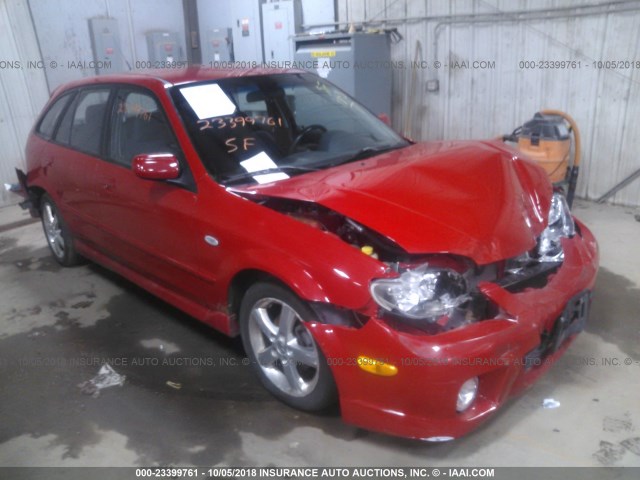 JM1BJ245031182045 - 2003 MAZDA PROTEGE PR5 RED photo 1