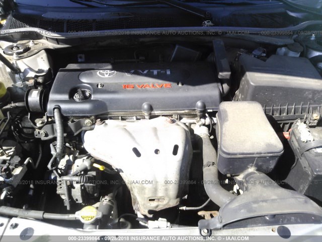 4T4BE46K39R065183 - 2009 TOYOTA CAMRY SE/LE/XLE 银色 照片 10