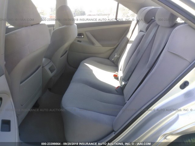 4T4BE46K39R065183 - 2009 TOYOTA CAMRY SE/LE/XLE 银色 照片 8