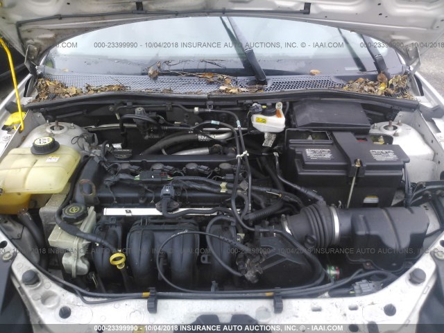 1FAFP34N47W297171 - 2007 FORD FOCUS ZX4/S/SE/SES 银色 照片 10