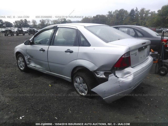 1FAFP34N47W297171 - 2007 FORD FOCUS ZX4/S/SE/SES SILVER photo 3