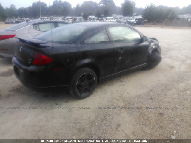 1G2AN15B377195376 - 2007 PONTIAC G5 GT BLACK photo 4