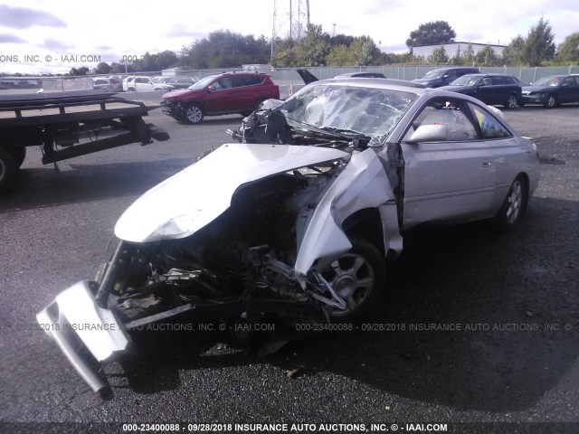 2T1CF22P92C590516 - 2002 TOYOTA CAMRY SOLARA SE/SLE ვერცხლისფერი ფოტო 2