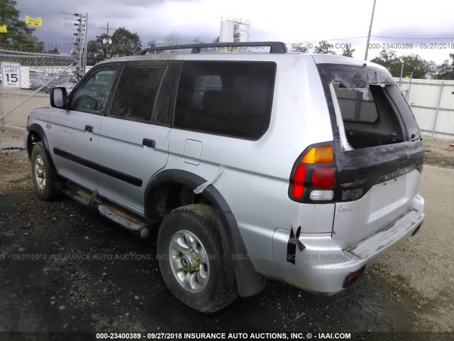 JA4LS21H82J059327 - 2002 MITSUBISHI MONTERO SPORT ES/SPORT LS SILVER photo 3