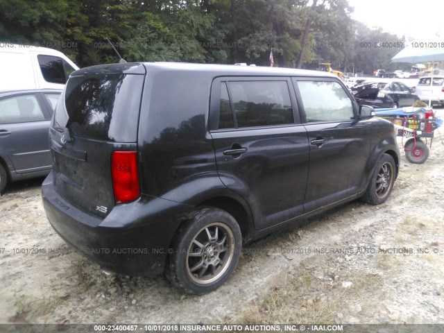 JTLKE50E381027223 - 2008 TOYOTA SCION XB 黑色 照片 4