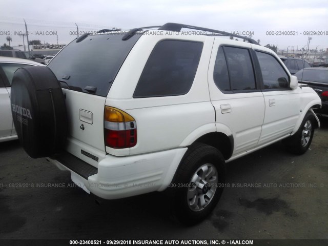 4S6CK58W5X4423370 - 1999 HONDA PASSPORT EX/LX 白色 照片 4