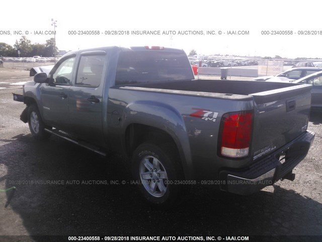 3GTP2VE36BG121123 - 2011 GMC SIERRA K1500 SLE GRAY photo 3