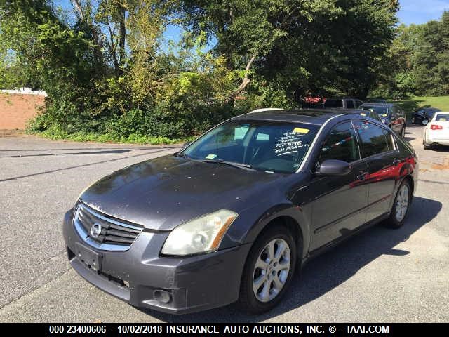 1N4BA41E07C826790 - 2007 NISSAN MAXIMA SE/SL GRAY photo 2