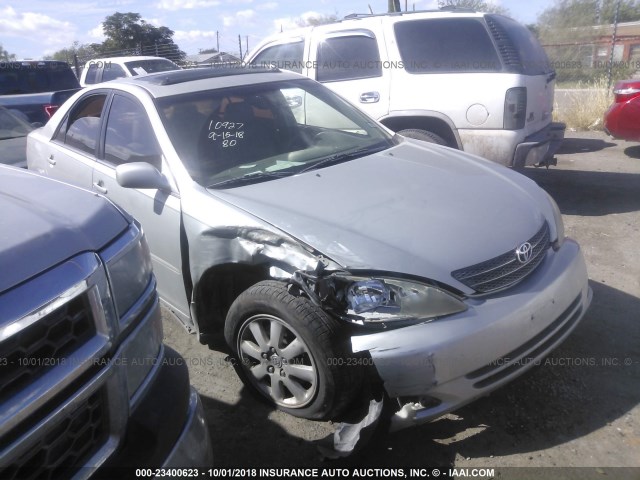 4T1BF32K33U060239 - 2003 TOYOTA CAMRY LE/XLE/SE SILVER photo 1