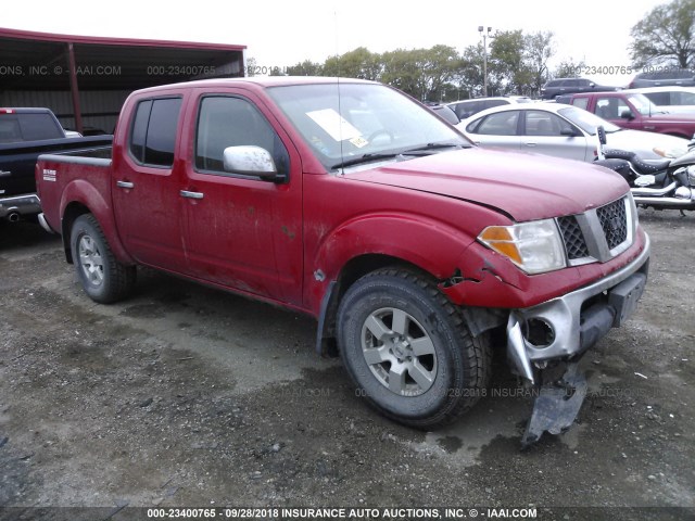 1N6AD07WX6C439651 - 2006 NISSAN FRONTIER CREW CAB LE/SE/OFF ROAD RED photo 1