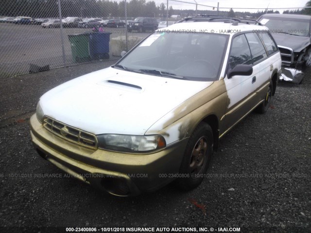 4S3BG6851V7622399 - 1997 SUBARU LEGACY OUTBACK/LIMITED WHITE photo 2