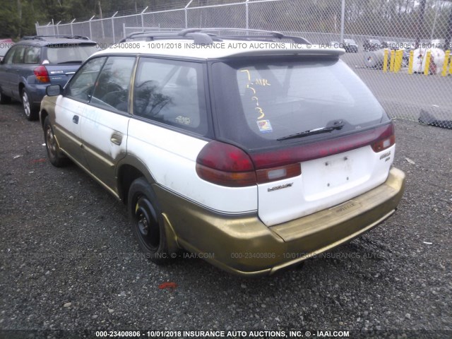 4S3BG6851V7622399 - 1997 SUBARU LEGACY OUTBACK/LIMITED WHITE photo 3