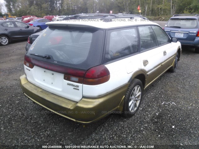 4S3BG6851V7622399 - 1997 SUBARU LEGACY OUTBACK/LIMITED WHITE photo 4