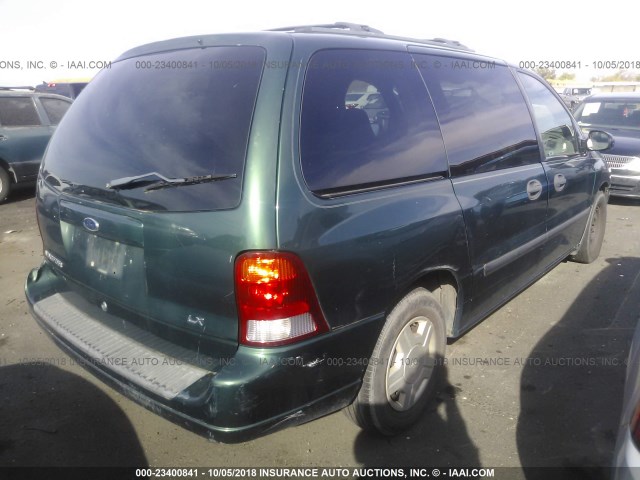 2FMZA51413BA77333 - 2003 FORD WINDSTAR LX GREEN photo 4