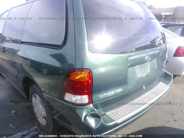 2FMZA51413BA77333 - 2003 FORD WINDSTAR LX GREEN photo 6