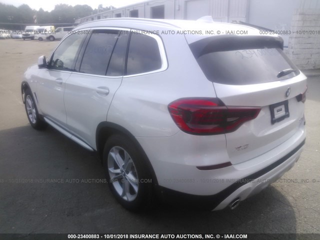 5UXTR9C56JLD73401 - 2018 BMW X3 XDRIVEM40I WHITE photo 3
