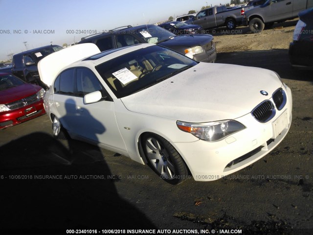 WBANE73527CM49614 - 2007 BMW 530 I WHITE photo 1