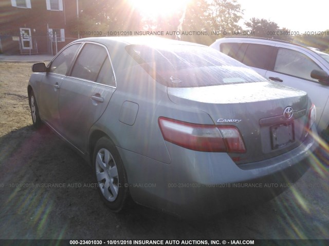 4T1BE46K07U704742 - 2007 TOYOTA CAMRY NEW GENERAT CE/LE/XLE/SE GREEN photo 3