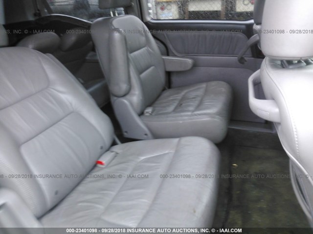 2HKRL18974H500074 - 2004 HONDA ODYSSEY EXL BLUE photo 8