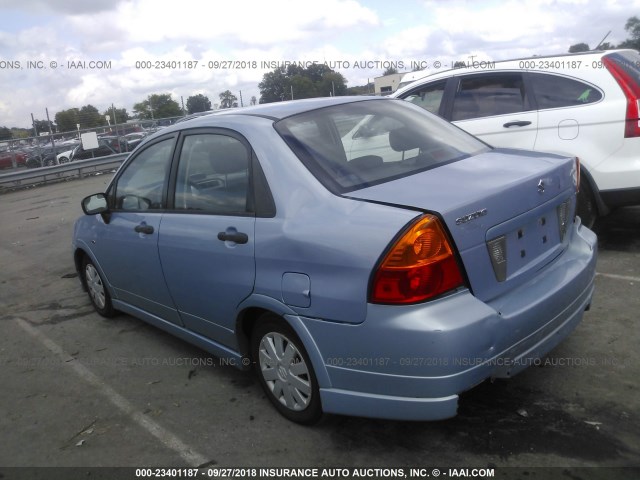 JS2RA62S375350859 - 2007 SUZUKI AERIO BLUE photo 3