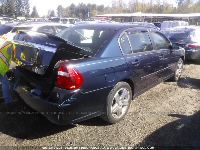 1G1ZU53826F271666 - 2006 CHEVROLET MALIBU LTZ 蓝色 照片 4