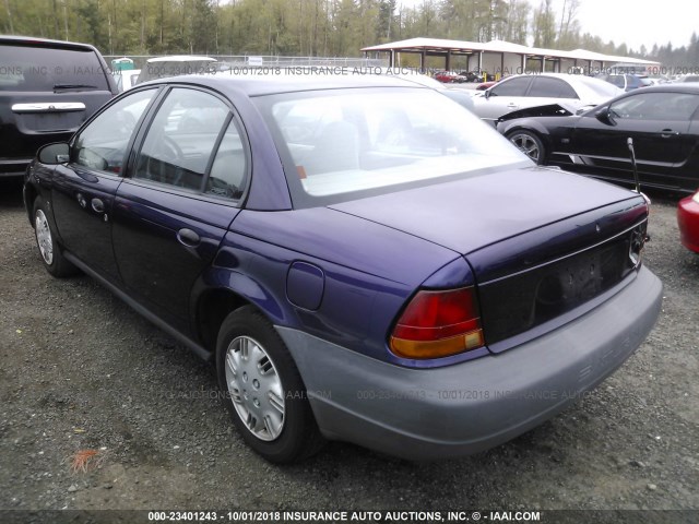 1G8ZH5284TZ157556 - 1996 SATURN SL1 PURPLE photo 3