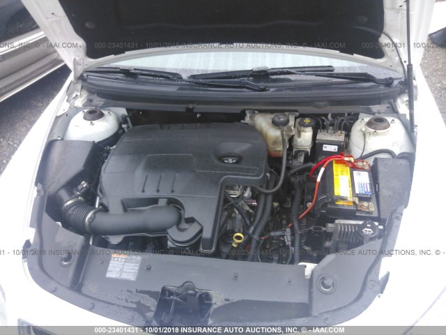 1G1ZC5E16BF130760 - 2011 CHEVROLET MALIBU 1LT 白色 照片 10