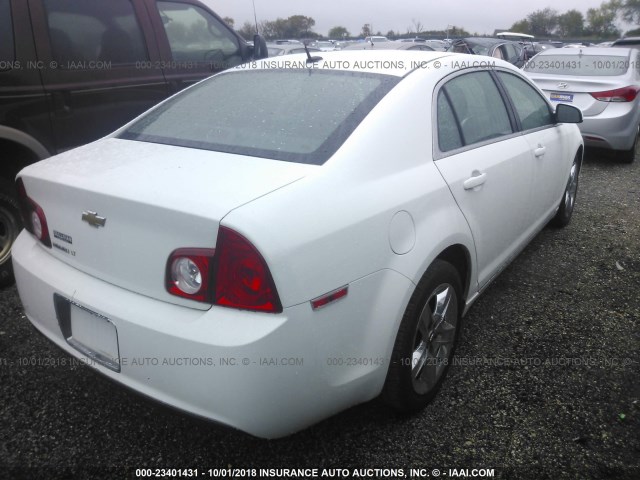 1G1ZC5E16BF130760 - 2011 CHEVROLET MALIBU 1LT 白色 照片 4