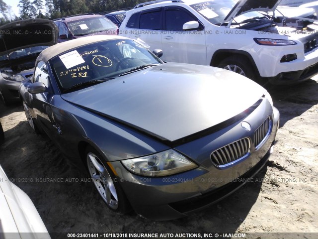 4USBU53597LW92652 - 2007 BMW Z4 3.0SI GRAY photo 1