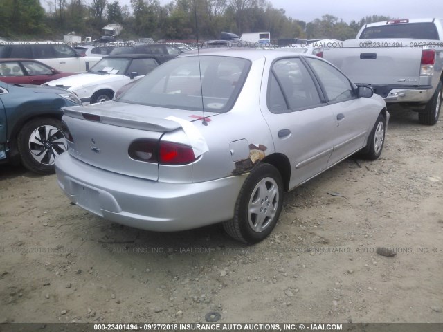 1G1JF524717121805 - 2001 CHEVROLET CAVALIER LS SILVER photo 4