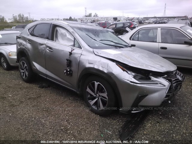 JTJBJRBZ3J2093797 - 2018 LEXUS NX 300H SILVER photo 1