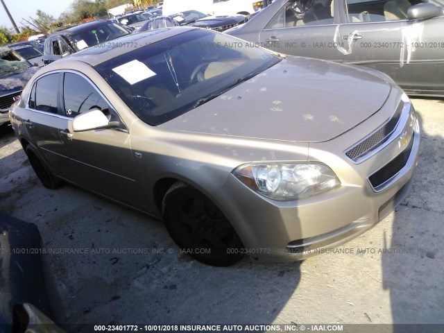 1G1ZH57B78F252771 - 2008 CHEVROLET MALIBU 1LT GOLD photo 1