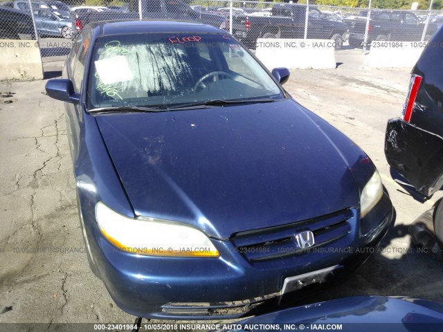 1HGCG66852A147874 - 2002 HONDA ACCORD EX/SE BLUE photo 6