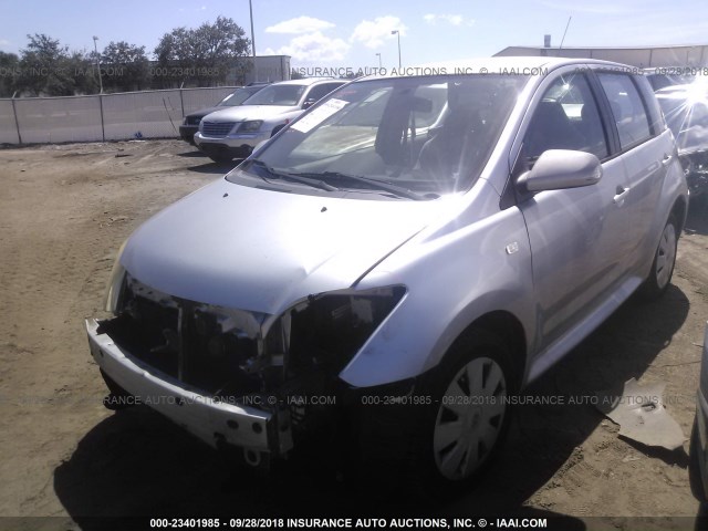 JTKKT624760164270 - 2006 TOYOTA SCION XA SILVER photo 2