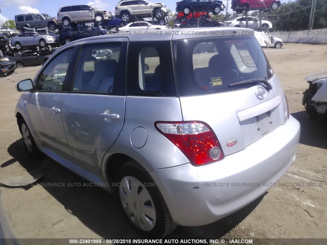 JTKKT624760164270 - 2006 TOYOTA SCION XA SILVER photo 3