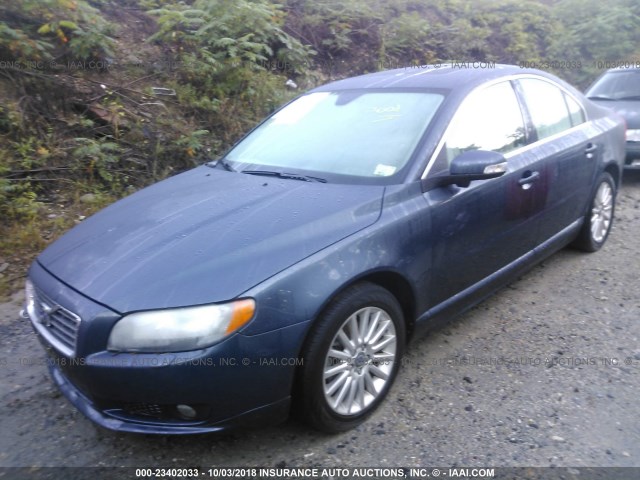 YV1AS982071045396 - 2007 VOLVO S80 3.2 BLUE photo 2