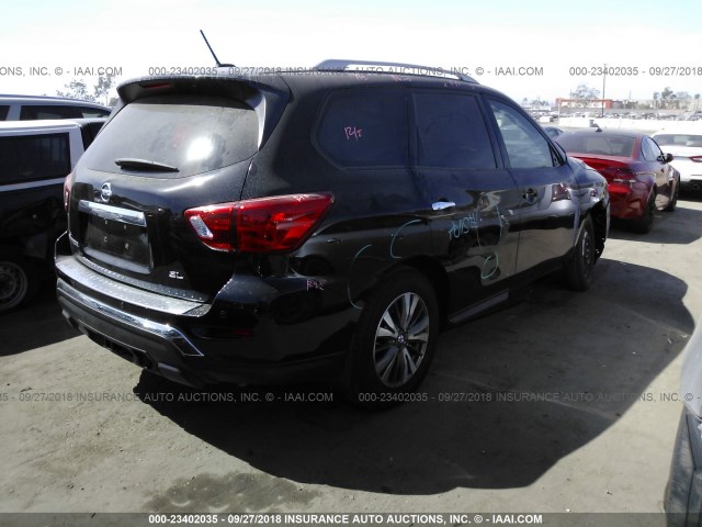 5N1DR2MN2HC910280 - 2017 NISSAN PATHFINDER S/SV/SL/PLATINUM BLACK photo 4
