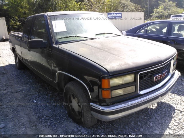 2GTEC19R6W1525789 - 1998 GMC SIERRA C1500 BLACK photo 1