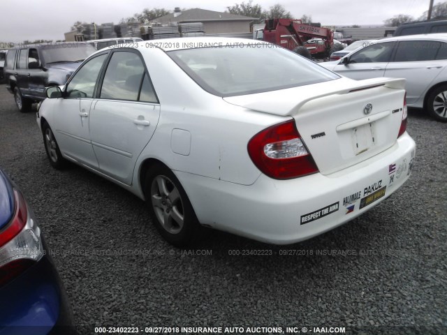 JTDBE32K920050098 - 2002 TOYOTA CAMRY LE/XLE/SE Ağ foto 3