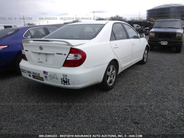 JTDBE32K920050098 - 2002 TOYOTA CAMRY LE/XLE/SE Ağ foto 4